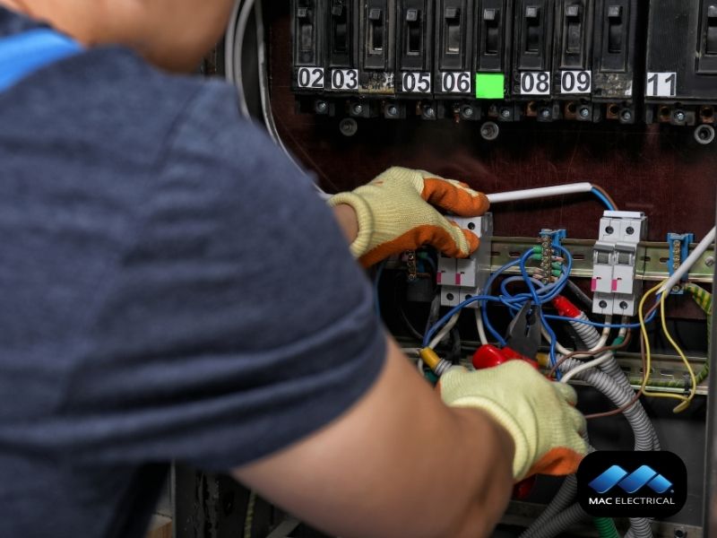 industrial-electrician fixing electric cabinet industrial electrician fixing electric cabinet
